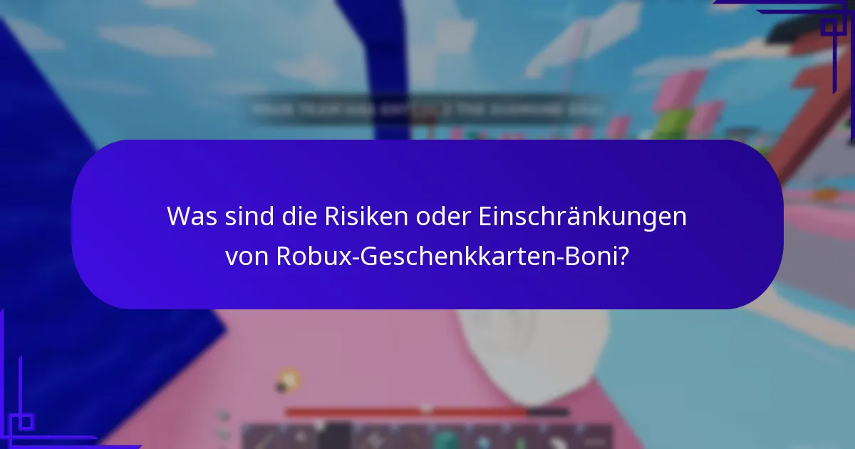 Welche Boni kann ich mit Robux-Geschenkkarten erhalten?
